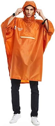iFOMO Men's Rain Poncho Hooded Raincoat for Camping & Hiking