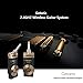 Getaria Wireless Guitar System Rechargeable Digital Transmitter Receiver Set for Electric Guitar Bass with 3.5mm to 6.35 mm (1/4 inch) Male to Female Stereo Cables