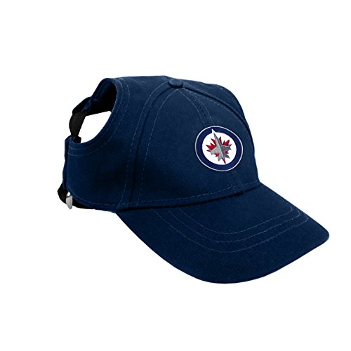 Littlearth NHL Winnipeg Jets Pet Baseball Hat, Team Color, X-Small