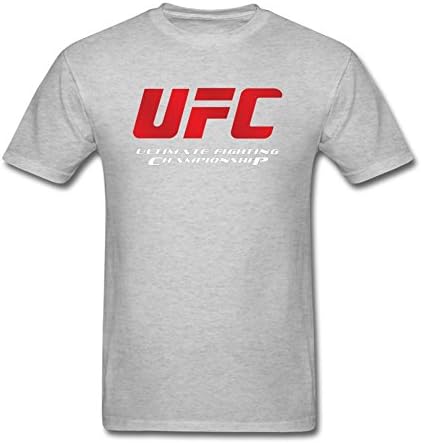 Cindy Queen Men's UFC Logo Vector Resource Adult T-Shirt Size L Grey