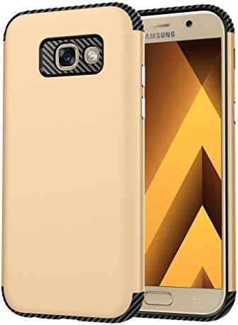 Galaxy A5 2017 Case, ARRYNN Slim Fit[Lightweight]Anti-Scratch Shockproof Dual layer Protective Bumper Case for Samsung Galaxy A5 2017(Gold)