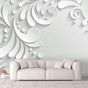 BRAND_NAMEWall Murals for Bedroom Beautiful 3D View Pattern...