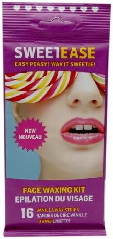Easy Peasy! SweetEase Face Waxing Kit, Vanilla 16 ea (Pack of 1)