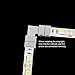LEORX LED Strip Connector 5050 LED Connector 10mm LED RGB Connector L-shape LED Strip Light Connectors (5pcs)