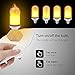 DILISENS LED Flame Effect Light Bulbs-Newest Upgraded 4 Modes Flickering Fire Simulated Lamps-for Halloween/Christmas Decoration/Home/Festival, Small, 2 Count
