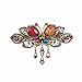 Sankuwen Women Retro Butterfly Style Hair Clips Beauty Tools (Multicolor)