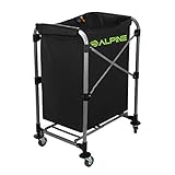 Alpine Rolling Laundry Hamper with Detachable