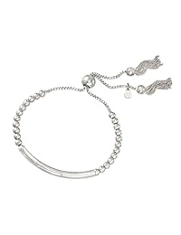 ross-simons italiano de abalorio de vidrio de plata pulsera de Bolo