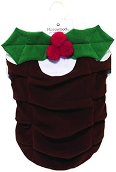 christmas pudding dog jumper