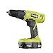 Ryobi ZRP1810 18V One Plus Cordless Lithium-Ion 3/8 in. Starter Drill Driver Kit (Renewed)
