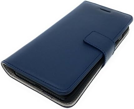 DFY Mobile Leather Wallet Case for Iphone 8/7 Plus - with Protective cover and Magnetic Closure (Blue)