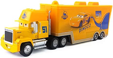 Diecasts & Toy Vehicles - Disney Pixar Cars 3 Dinoco Cruz Ramirez's Hauler Truck Diecast Toy Car 1:55 Loose in Stock & - by SINAM - 1 PCs