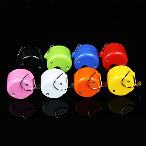 MassMall Assorted Color Handheld Tally Counter 4 Digit Display for Lap/Sport/Coach/School/Event