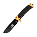Fixed Blade Tactical Knife GANZO Firebird F803 w/Firestarter & Sharpener (Orange)