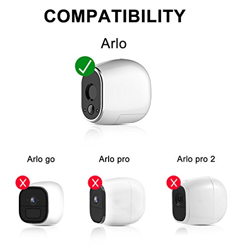 Frienda Adapter with 20 Feet/6 m Power Cable Compatible with Arlo (Replace CR123A), Weatherproof Outdoor to Continuously Operate, Not Compatible with Alro Pro and Arlo 2 (1 Pack)