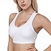 Yadifen Sports Bra, Beauty Back Removable Pad Workout Full Figure Wirefree Running Yoga Bra