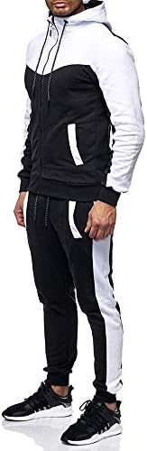 Zainafacai Fashion Tracksuits, 2018Mens Winter Athletic Zipper Hoodie Jacket Coat/Sweatpants Sports Gym Sportswear