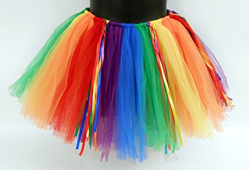 RAINBOW 90 PANEL TUTU (EACH)