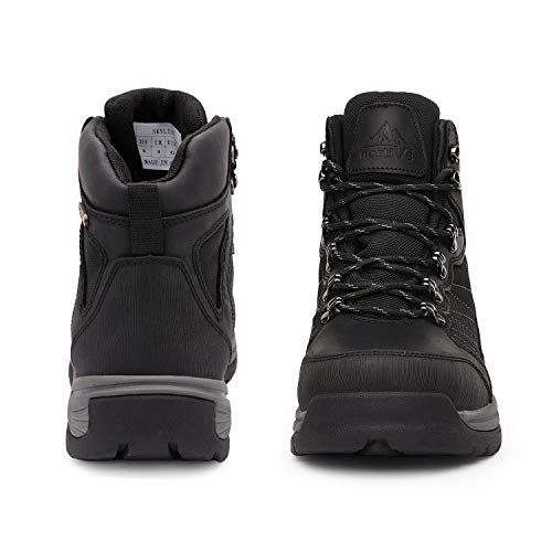 NORTIV 8 Men's Waterproof Hiking Boots Mid Ankle Hiker Mountaineering