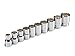 TEKTON 1/2-Inch Drive Socket Set, Inch, Cr-V, 3/8-Inch - 15/16-Inch, 10-Sockets | 1205