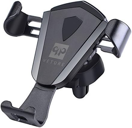 Veture Car Mount Holder Gravity Phone Cradle Universal Airvent Car Accessories for iPhone 8 7 Plus 6 Plus 5S, Samsung Galaxy S8 Plus S7, Black