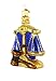 Scales Of Justice Glass Ornament Old World Legal Lawyer Judge's Gavel