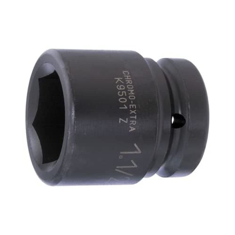 Bahco K9501Z-1.11/16 6 Edge Hexagon Socket, Black, 1 11/16-Inch