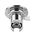 Labkiss LK029 Hand Shower Head Holder, Super Strong Vacuum Suction Cup Bathroom Handheld Showerhead Bracket Wall Mount with Adhesive 3M Stick Disc, No Drill, Heavy Duty, Waterproof, Reusable, Chrome