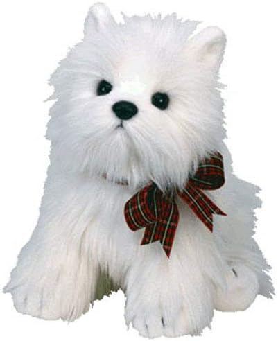 perro peluche blanco