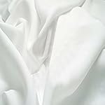 Crafty Cuts 2-Yards Cotton Fabric, White Solid