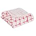 aden + anais Silky Soft Stroller Blanket, 100% Viscose Bamboo Muslin, 4 Layer Lightweight and Breathable, 27.5 X 27.5 inch, Berry Shibori - Pink