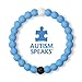 Lokai Silicone Beaded Bracelet for Autism - Small, 6 Inch Circumference - Jewelry Fashion Bracelet Slides-On for Comfortable Fit - Autism Awareness Bracelet for Men & Women