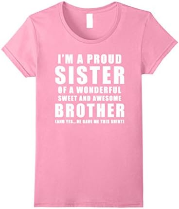 Women's Funny Gift For Sister From Brother - Birthday Present Medium Pink
