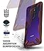 Ringke Fusion-X Designed for Huawei Mate 20 Case Cover Clear Dot PC Back with Rugged TPU Bumper Anti Rainbow Effect (Straps Access Design) for Huawei Mate 20 - Ruby Red