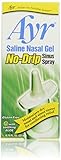 Ayr Saline Nasal Gel No-drip Sinus Spray With Soothing Aloe Vera, 0.75 Ounce