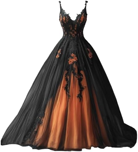 Mouccy Vintage Black Prom Gowns 2025 with Train A-Line High Neck Formal  Dresses Tulle Party Gowns with Appliques Size 0 at Amazon Women's Clothing  store