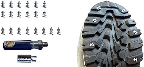 Piscator Fly Kit 20 Tungsten Studs for Wading Boots + Magnetic Key