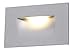 Cloudy Bay 120V LED Step Light,Indoor Outdoor Stairway Deck Lighting,3000K Warm White Stair Light,Silver Finish