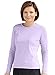 White Sierra Women's Bug Free Jersey Long Sleeve Crew, Large, Lavender