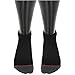 adidas Men's Superlite Prime Mesh Low Cut Sock (2-Pair), Black/Dark Grey/Scarlet, Large, (Shoe Size 6-12)