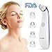Dollve Blackhead Remover Electric Facial Pore Cleaner with 4 Multi-Functional Probe – Rechargeable Vacuum Blackhead Suction Extractor Tool (Purple)
