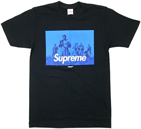 black and blue supreme shirt
