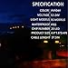 12-24V 20-LED Super Bright Emergency Warning Caution Hazard Construction Waterproof Amber Strobe Light Bar with 16 Different Flashing for Car Truck SUV Van - 4PCS (Amber)