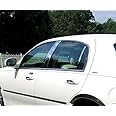 GenX Trims 6 Piece Chrome Stainless Steel Pillar Post Trim Compatible with 1998-2011 Lincoln Town Car