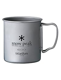 Snow Peak Titanium Single Wall Cup 600