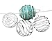 Housweety 40 PCs Silver Plated Bead Cages Pendants Findings 20x25mm