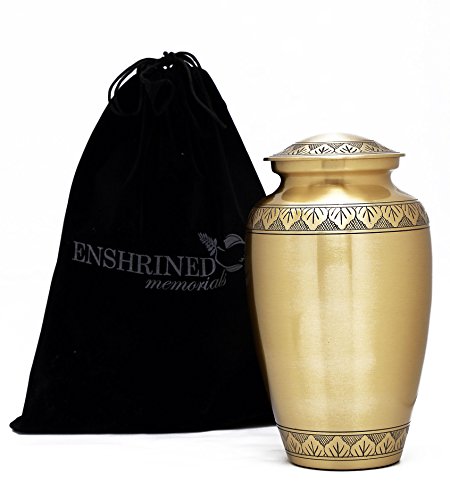 image for Enshrined Memorials Cremation Funeral Urn - Electra Series Large Human