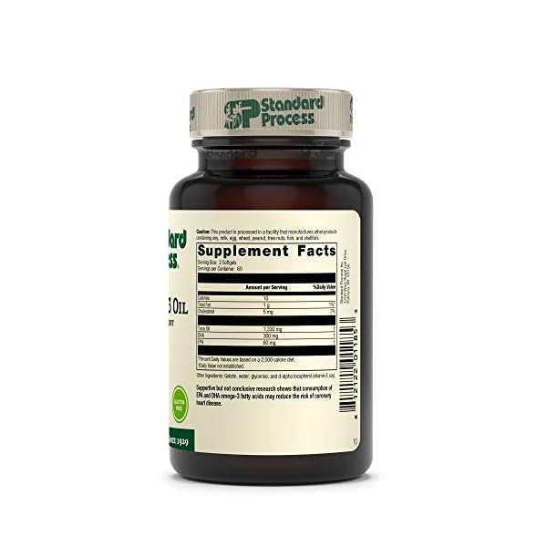 Standard Process Tuna Omega3 Oil EPA and DHA Whole Food Support