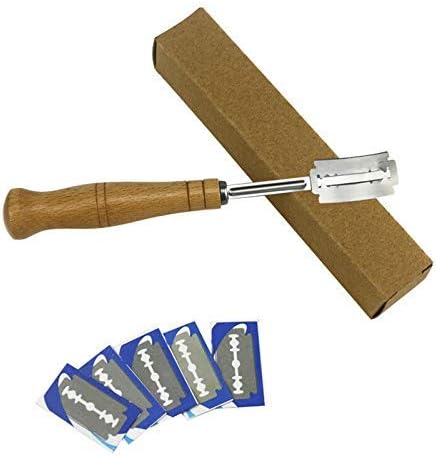 Premium Crafted Bread Scoring Tool, Achieve Perfect Cutting And Patterns Crafted Bread Lame with 5 Blades Included