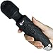 CNHIDEE Personal Massager Cordless Therapeutic Convenient Travel Size 20x Powerful speeds USB Rechargeable Muscle Aches Sports Recovery Stress Relief Back Neck Head arm Foot (Black)